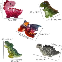 Haarspelden Dinosaurus - Grote Klemmen - Haar Styling - Sterke Grip - Groot Formaat - Multicolor — thumbnail 5
