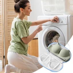Thijox - Wasbeha 3 stuks - Wasnet voor Wasmachine - Beha met Ritssluiting - Herbruikbaar 27 x 17 cm - Groot voor Ondergoed en Lingerie - Ideaal voor W — thumbnail 2