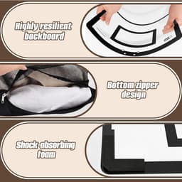 Basketbalring en Wasmand in één, Hangsysteem voor Deur, Houten Wasmand met Rits voor Badkamer en Kamer, Perfect als Cadeau voor Kinderen en Volwassenen — thumbnail 2