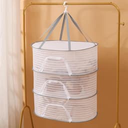 Trui Droogrek Plat - Mesh Kledinghanger - Kleding Plat Drogen - Anti-vervorming Ontwerp - 60 x 40 cm - Wit — thumbnail 4