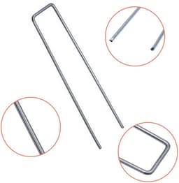 Dailygoods- Grondankers 100 stuks - Metalen bevestigingsankers - 15 cm x 3 cm — thumbnail 2