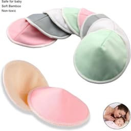 Premium - Wasbare borstvoedingspadset voor moederschap - Herbruikbare tepelhoezen - Inclusief natte tas en waszak - Pastel Touch Large 47 inch — thumbnail 4
