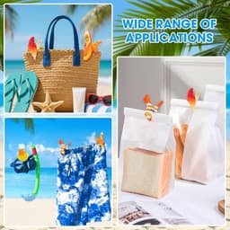 SnelShoppen - Beach Towel Clips - Grote Creatieve Handdoek Klemmen - Plastic Towel Clamps voor Strandstoelen - Ideaal voor Strand, Camping, Tuin en Zw — thumbnail 2
