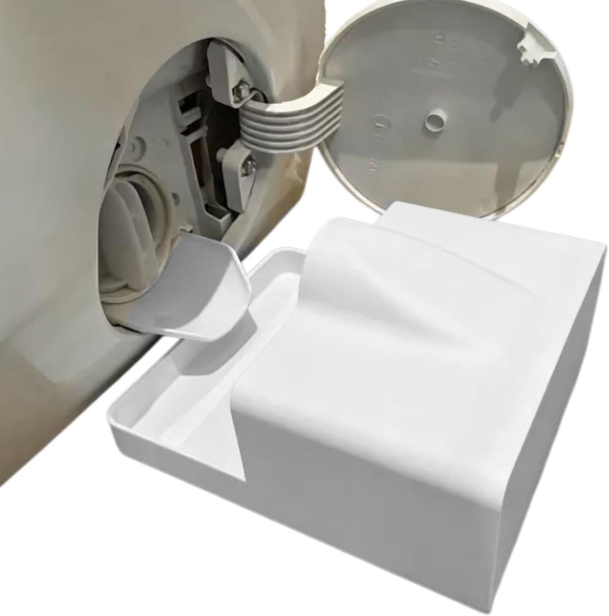 Lekbak Wasmachine - 2-Delige Set - 16cm - Wateropvangbak - Opvangbak - Universele Wasmachine Lekbak - voor het reinigen van filters, het onderhouden van waterpompen en het opvangen van water — afbeelding 1