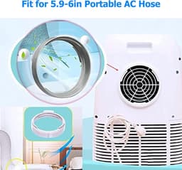 Airconditioner Uitlaatslang Adapter, 15 cm Airconditioning Ventilatieslang Buis Connector, AC Slang Koppeling Uitlaatkanaal Kap Deflector — thumbnail 4