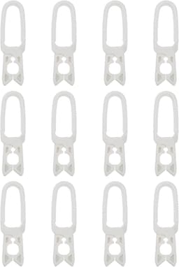 24 stuks- Wasknijpers-wasknijpers kunststof -wasknijpers groot-wasknijpers plastic -Badlaken Knijpers -Strandlaken Knijpers-Handdoek Knijpers-Voor dagelijks wasgoed, strandhanddoek, badhanddoek--Winddicht- Anti Slip-wit — thumbnail 1