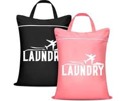 Grote Reiswaszak Set van 2 - Wasbare Waterdichte Tas voor Nat Kleding, Badkleding en Sportaccessoires voor Gym en Yoga