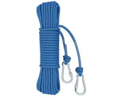 Solidchoice - Heavy Duty Kledinglijn met Clips, 10/15/20M Stalen Kern