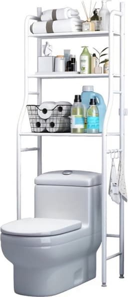 Bovista Wasmachine Kast - Ombouw - Meubel - Wasdroger - Kast Voor Wasmachine - Wasmachine En Droger Ombouw - Washing Machine Cabinet — thumbnail 2