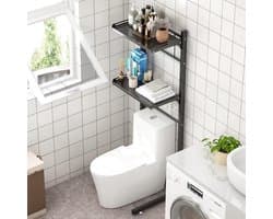 Verstelbaar Stand Opbergrek - Toilet Organzier Voor Wasserij Plank Wasmachine rek
