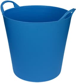 Flexibele emmer/wasmand/kuip - 3x - blauw - 20 liter - Opbergmanden - Wasmanden - Flexibele emmers - 35 x 30 cm — thumbnail 2