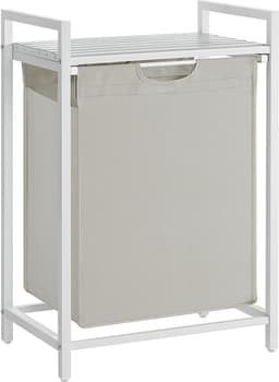 MIRA Home - Wasmand - Waszak - Wassorteerder - Opbergmand - Laundry Basket - 65L - 50x33x72cm — thumbnail 1