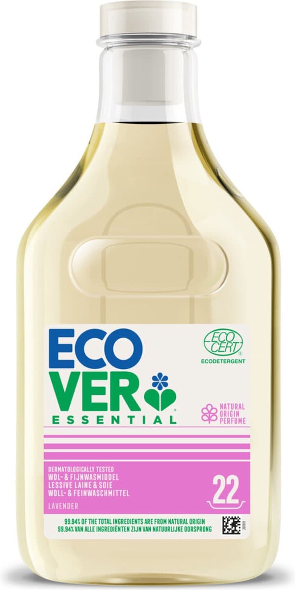 Ecover Wasmiddel Essential Wol- en Fijnwas 22 Wasbeurten - 1000 ml — afbeelding 1