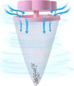 IBBO Shop - Wasmachine filter - Wasmachine reiniger - Wasmachine vuilreiniger - Wasmachine cleaner - Herbruikbaar - Wasfilter - Schoonmaakmiddel - Vuil verwijderen - Drijvend vangnet - Haarvanger - Haar vanger - Ontstopper - 2 stuks — thumbnail 5
