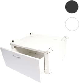 Wasmachine sokkel - verhoger - 33 cm met lade - wit — thumbnail 3