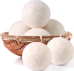 6 stuks wollen droogballen - Wasdroger ballen - Droogballen - Wasbal - Duurzaam - Wasbollen - LOUZIR — thumbnail 4