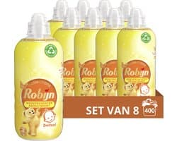 Robijn Collections Zwitsal Wasverzachter - 8 x 50 wasbeurten - Voordeelverpakking