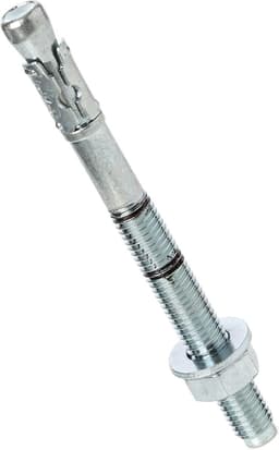 Verzinkte Bout - Ankerbout M16 - Stevig Bevestigen - Verminderde Diepte - 16x280mm - Zilverkleurig — thumbnail 4