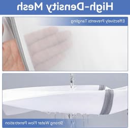 Set van 4 robuuste wasnetten voor wasmachine met verborgen ritssluitingen, ideaal voor overhemden, beha's en babykleding (30 x 40 cm) — thumbnail 5