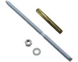 Ankerstang met patroon - Bevestigingsanker metaal - Zwaar bevestigen - Composiet ankerpatroon - M8 x 190mm - Verzinkt — afbeelding 1