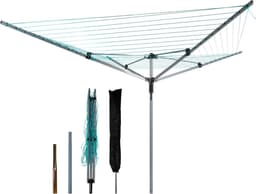 Droogmolen met Voet voor Camping & Thuis - Wasrek Staand - Droogrek Inklapbaar - wasframe — thumbnail 1