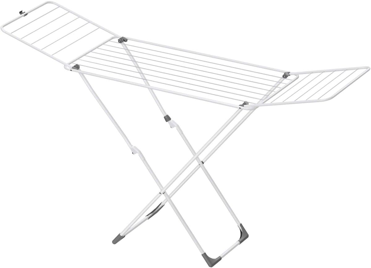 Inklapbaar Droogrek - 50 x 182 x 102,5 cm met 17 Stangen - Binnen en Buiten Gebruik - Ruimtebesparend en Lichtgewicht — afbeelding 1