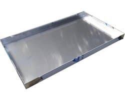 Opvangbak Airco - Lekbak Condenswater - Bescherming Tegen Waterschade - Roestvrij Staal 304 - 70x70cm - Zilverkleurig