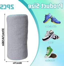 Set van 2 Herbruikbare Schoenwaszakken voor de Wasmachine - Ideaal voor Sneakers en Alle Schoenmaten met Rits — thumbnail 2