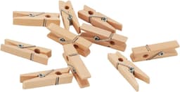 Mini houten wasknijpers, 400 stuks, 3,5 x 0,7 cm, ideaal voor knutselen, DIY decoratie en hobbyprojecten — thumbnail 5