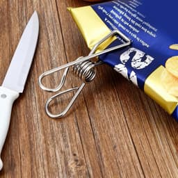 200 Stuks RVS Wasknijpers 5.8 x 1.2 cm - Duurzame, Roestvrije en Sterke Kledingknijpers voor de Waslijn — thumbnail 4