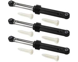 Dailygoods- Schokdemper - 3 Stuks - Compatibel met LG 4901ER2003A - Vermindert Geluid - Voorkomt Instabiliteit - Soepel Lopen - Wasmachine Demper