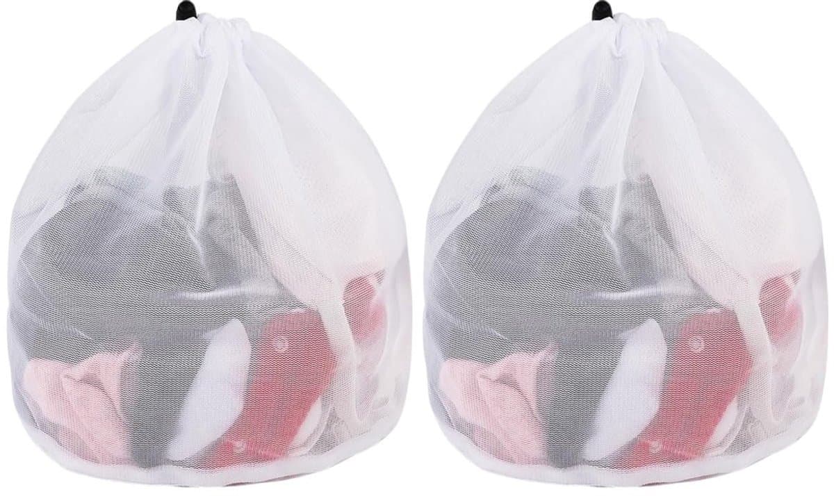 Cosensi- Wasnet - 2 Stuks - 40 x 50 cm - Fijn Gaas - Herbruikbaar - Ondergoed/Sokken - Duurzaam Polyester - Waszak — afbeelding 1