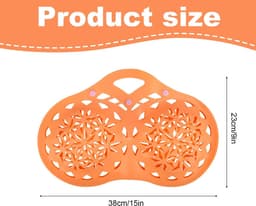 Allecto - Bra Wash Bags - Waszak voor BH's - Silicone Bescherming - Oranje - Ondergoed Waszak - Geschikt voor Cup 32A tot 38D — thumbnail 3