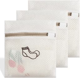 Set van 3 Wasnetten voor Delicate Kleding, Ondergoed en Schoenen - Ideaal voor Reis en Wassen, 18 x 20 cm — thumbnail 1