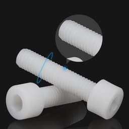 Dailygoods- Nylon Schroeven M12x30mm - Inbus Schroevenset - Kunststof - Slijtvast - Corrosiebestendig - 8 Stuks - Inbusschroeven — thumbnail 4