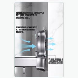 RUX® Wanddroogrek Inklapbaar - Wanddroogrek - Zwart - ‎6cm x 58cm x 17cm — thumbnail 4