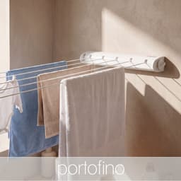 Metaltex - Roldrooglijn Portofino - 21 meter drooglengte - Inclusief montagemateriaal - Wit — thumbnail 4