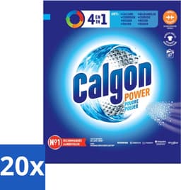 20 x Calgon - Wasmachinereiniger - Tegen Kalkaanslag / Corrosie / Wasmiddelresten / Geuren - 67 Wasbeurten - Wasmachine Reinigen - Kalkvoorkomen - Corrosie Voorkomen - Wasmiddelresten Verwijderen - Geuren Verwijderen — thumbnail 2