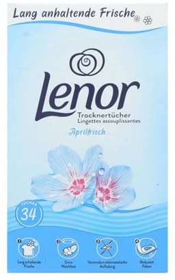 Lenor Droogtrommeldoekjes Aprilfris - 34 stuks — thumbnail 3