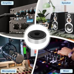 Luidspreker Isolatievoeten - Schokdemper Basis Pad - Audio Systeem Stabiliseren - Antivibratie Schuim Materiaal - 47 mm x 15 mm — thumbnail 2
