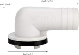 Luchtconditioner Afvoeraansluiting voor Mini Split en Raam AC Units, Condensaat Afvoerslang Bocht met Rubber Ring voor Eenvoudige Installatie — thumbnail 5