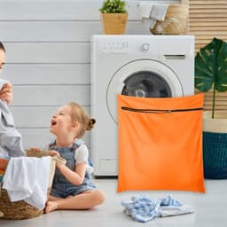 Waszak voor Huisdierenhaar, Geschikt voor Wasmachine, Ideaal voor Beddengoed, Dekens en Handdoeken (Jumbo, Oranje) — thumbnail 3