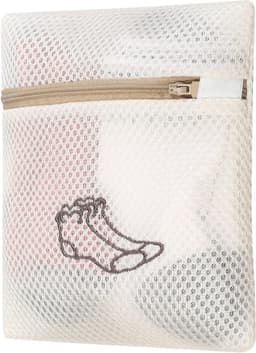 Waszakken voor wasmachine, ideaal voor delicate kleding zoals jassen, bh's en sokken, 18 x 20 cm, met rits voor extra bescherming — thumbnail 1