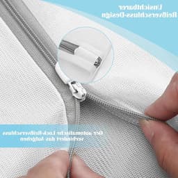 Set van 5 Wasnetten, Herbruikbare Waszak voor Reizen, Ideaal voor Blouses, Bh's, Ondergoed en Sokken, Transparante Organiser voor Kleding en Accessoires — thumbnail 5