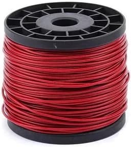 Waslijn Kabel - Buitenlijn Kleding - Efficiënt Drogend - Roestvrij Staal - 50 Meter - Rood — thumbnail 5