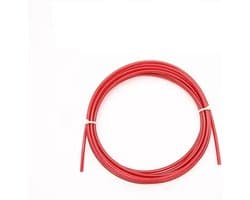 Waslijn Kabel - Buitenlijn Kleding - Efficiënt Drogend - Roestvrij Staal - 50 Meter - Rood