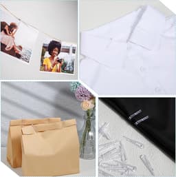 Dailygoods- Krokodillenclips 200 stuks - U-vormige Kunststof Clips - Antislip Grip - Lichtgewicht - Herbruikbaar - 38 mm - Stofclips — thumbnail 3