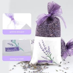 Lavendelzakken voor Kasten - 20 Stuks Geurzakjes voor Lades, Potpourri en Aromatherapie, Frisse Geur en Insectenwerend voor Kleding en Schoenen — thumbnail 2
