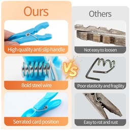 Allecto - Wasknijpers - 60 Stuks Wasknijpers met Mand - Kleurrijk en Duurzaam - Geschikt voor Kleding en Sokken - Ideaal voor Binnen en Buiten - St... — thumbnail 2
