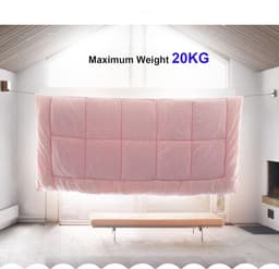 Waslijn Uittrekbaar - Droogrek Binnen - Ruimte Besparen - Zware Kwaliteit - 6 Meter - Grijs — thumbnail 4